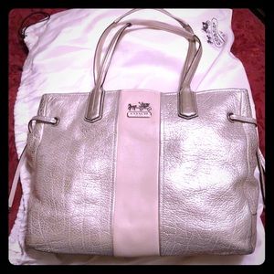 Coach Chelsea Stripe Charlie Satchel